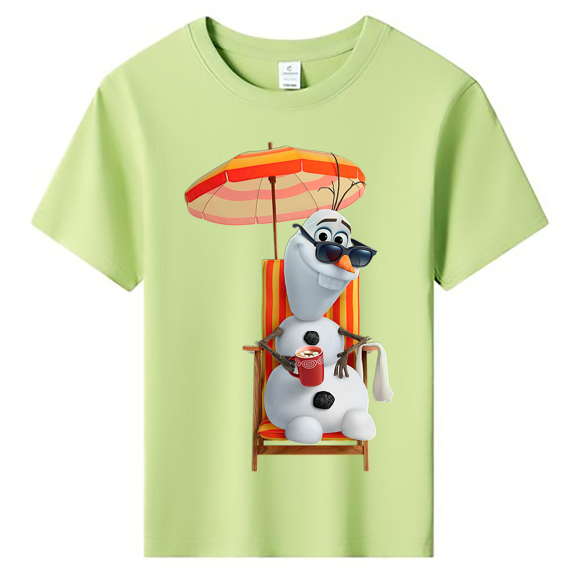 （画像用） アナと雪の女王 アンナ エルサ Frozen Anna Elsa 綿100％キッズTシャツ（フロントプリント）